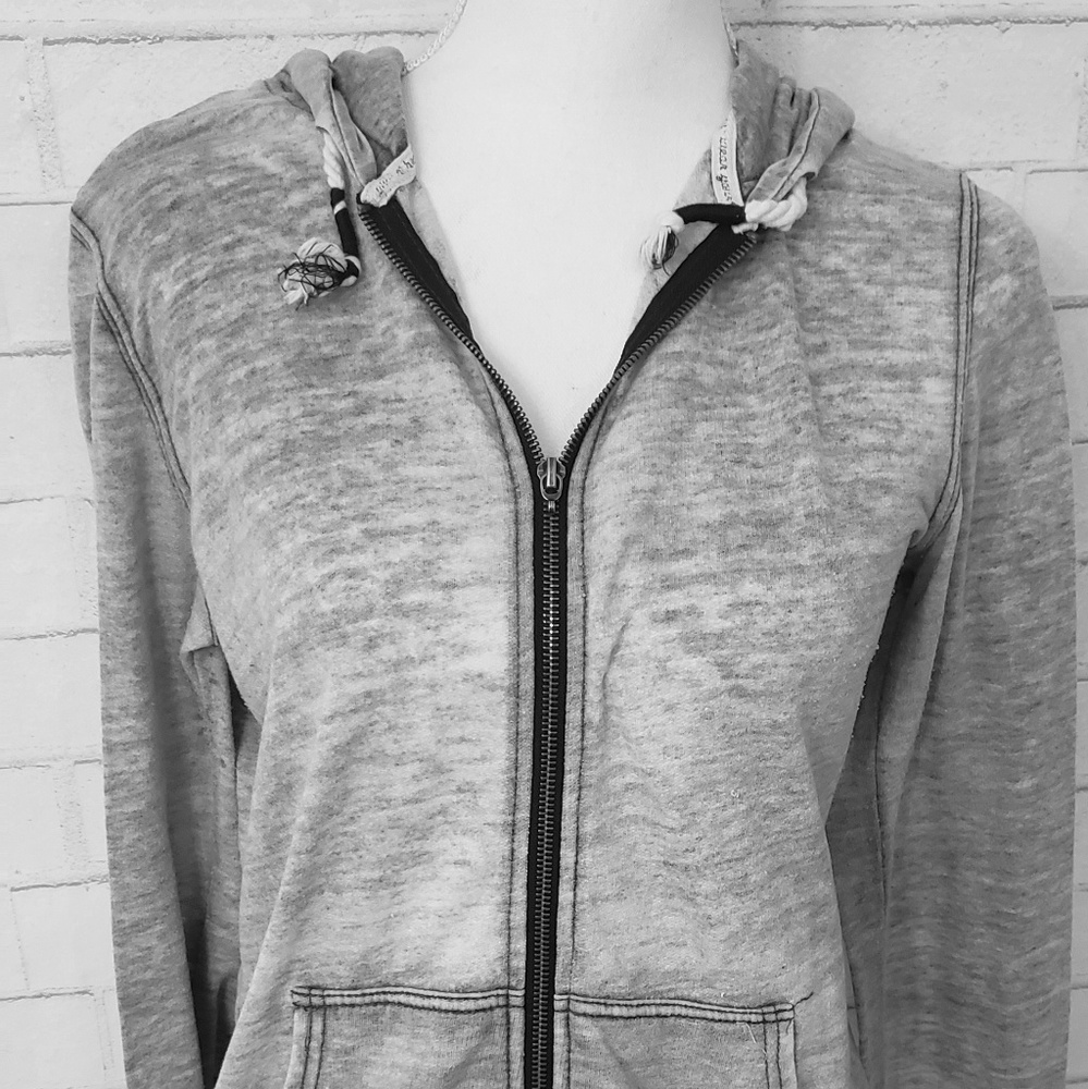 Roxy womens large zip up hoodie sweatshirt